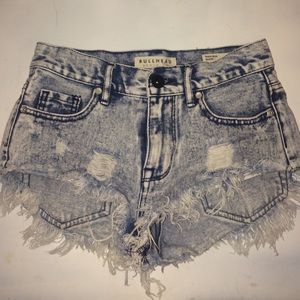 PacSun fringed shorts