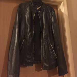 Leather jacket size small