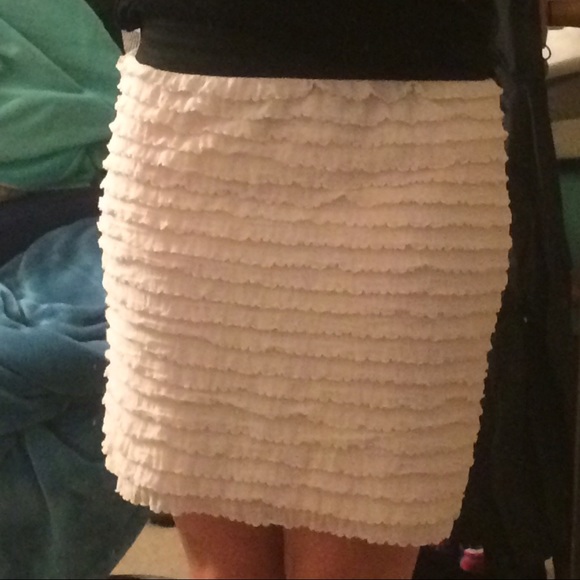 Light pink chiffon skirt