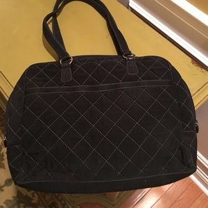 Vera Bradley black work tote SOLD