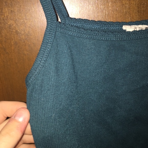 Pacsun Green Cropped Tank - Picture 2 of 3