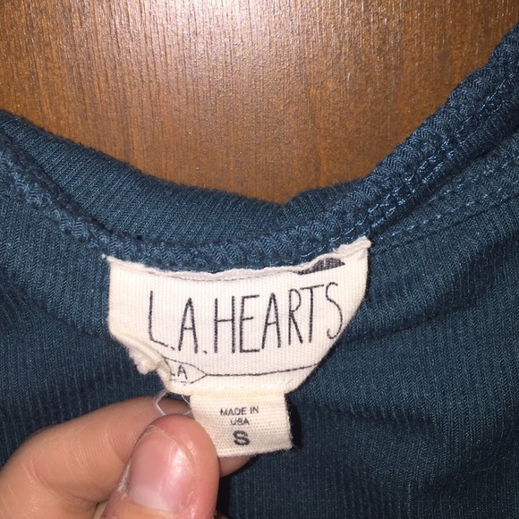 Pacsun Green Cropped Tank - Picture 3 of 3