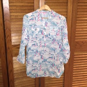 Breezy Lilly Pulitzer lighthouse coverup