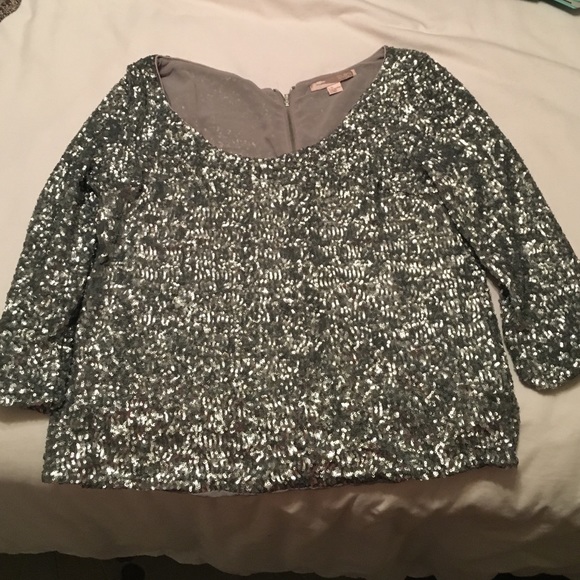 Glitter sequin shirt