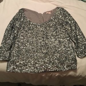 Glitter sequin shirt
