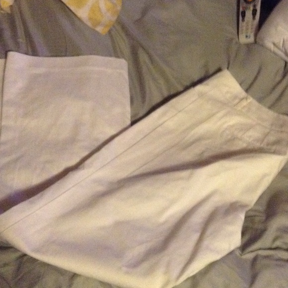 White dress trousers