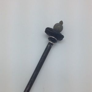Tektite hair stick