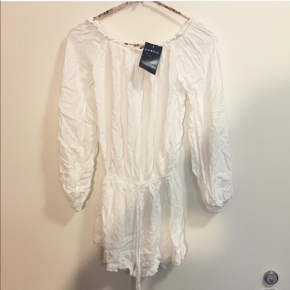 ❌SOLD❌NWT White Gabriella Romper
