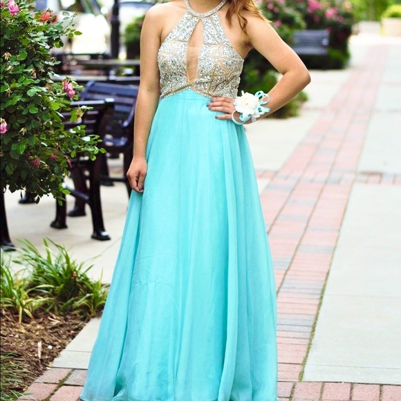 Tiffany Blue Prom Dress