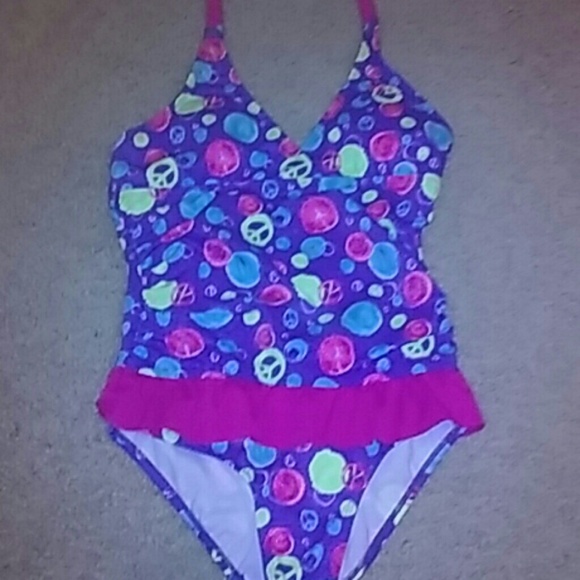 Justice Purple Peace Sign One Piece