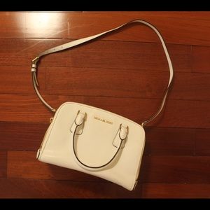 Michael Kors off white cross body bag