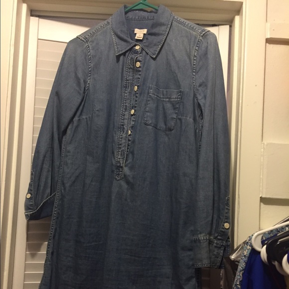 J crew denim dress