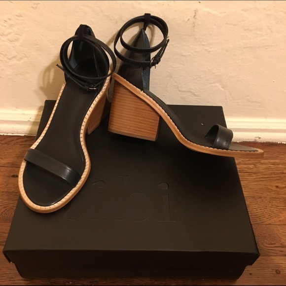 Tibi Alma Heel Sandal size 37.5 black
