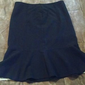 Black Knee Length Skirt