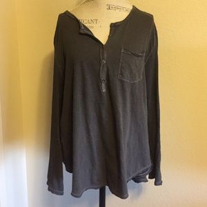 Free people charcoal LS