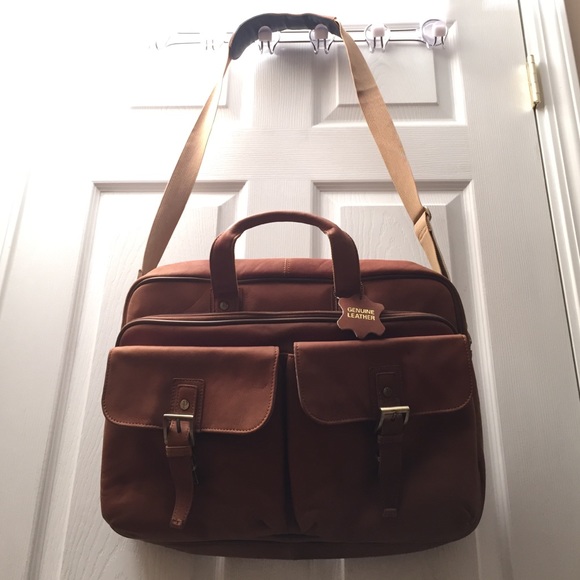 Protocol Messenger Bag. Genuine Leather