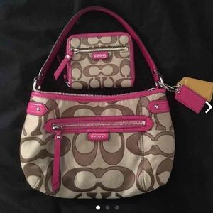 Coach handbag & wallet