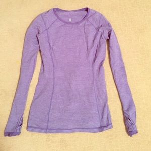 Purple reversible Lululemon long sleeve