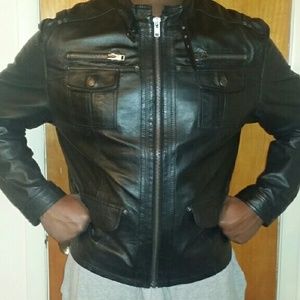 MENS GENUINE LEATHER JACKET