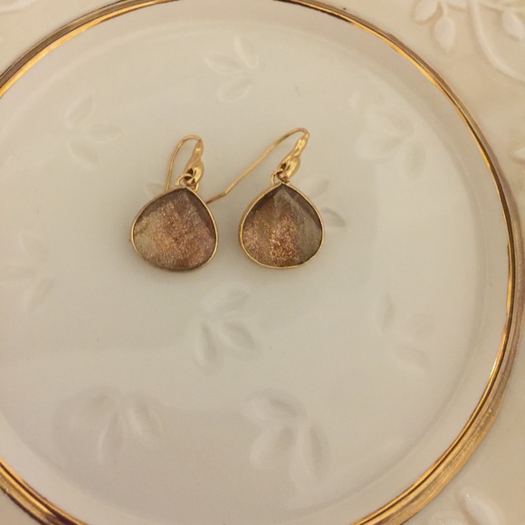 Stella & Dot Serenity small stone drop - sparkle