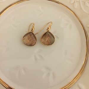 Stella & Dot Serenity small stone drop - sparkle