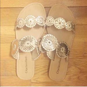 Brand new jack rogers lauren sandals