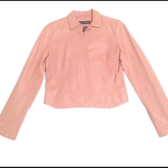 Pink Leather jacket