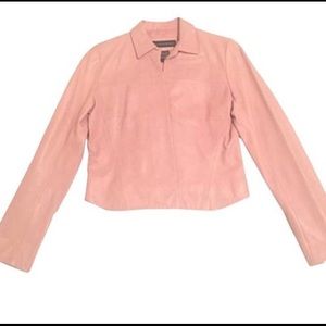 Pink Leather jacket