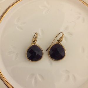 Stella & Dot Serenity small stone drop - lapis