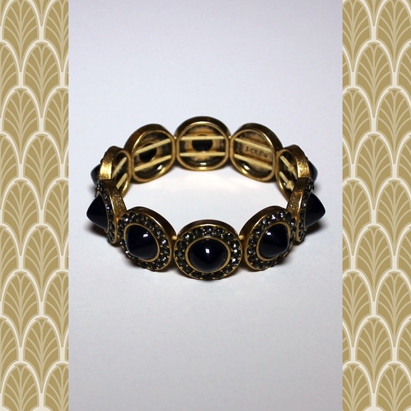 J.Crew Gold & Navy Bracelet