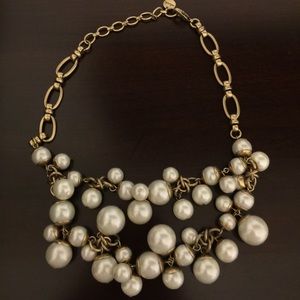 Stella & Dot double layer pearl necklace