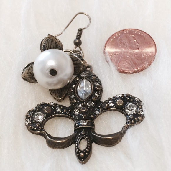 Fabulous Antique Gold and Pearl Earring - Picture 4 of 4