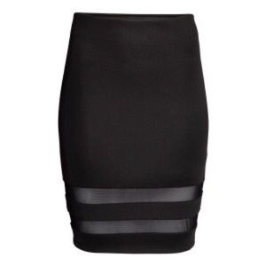 ❤️BRAND NEW❤️H&M mesh scuba skirt