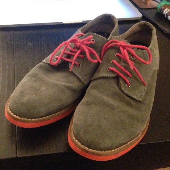 Frank Wright suede laced-up shoes