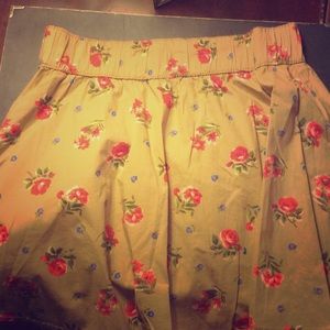Floral summer skirt