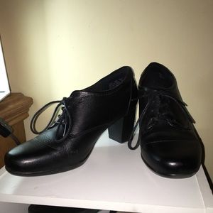 Clarks booties with heels