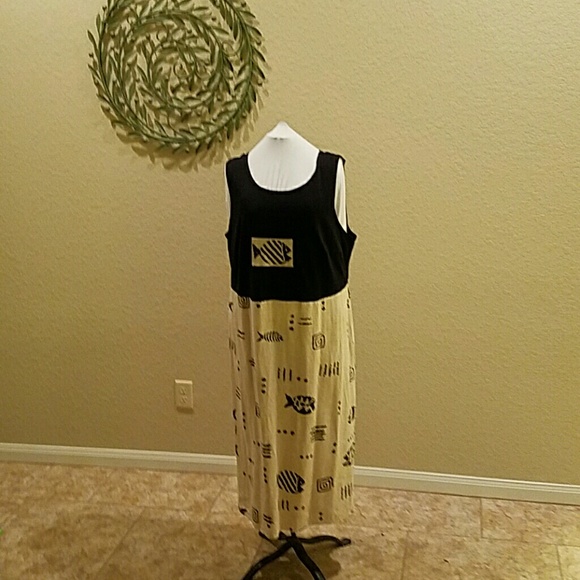 Dress-Cotton and Linen Sleeveless (Comfy!)