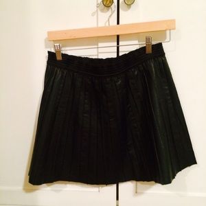 Free People Leather Skirt