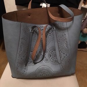 Leather bag.