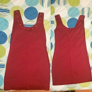 Maroon mini dress