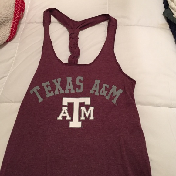 Texas A&M braided tank