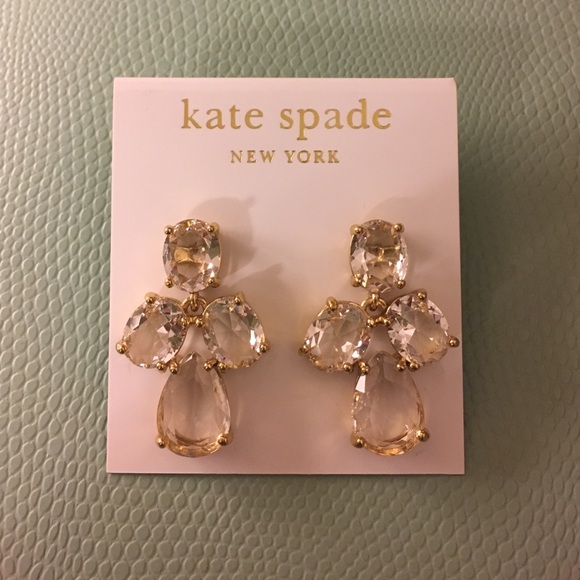 Kate Spade Drop Earrings - Clear