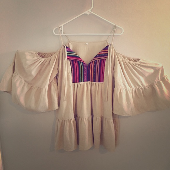 Cold shoulder pleated panel dress