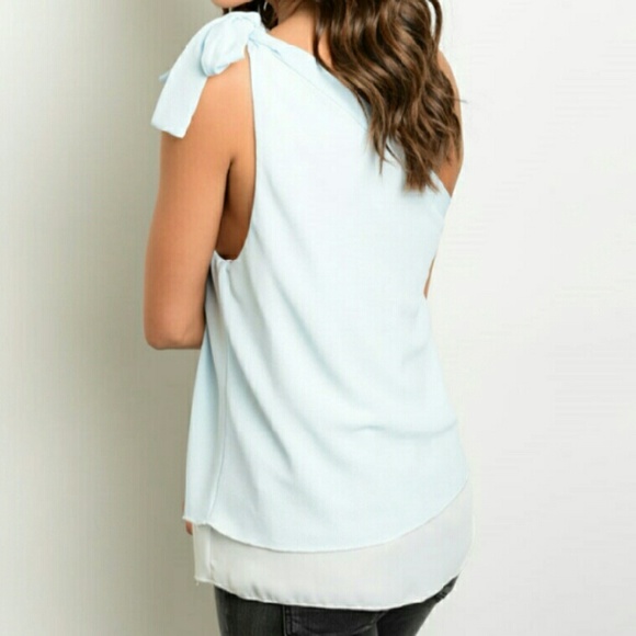 🌹SALE🌹**HP**Light Blue Layered Top - Picture 2 of 4