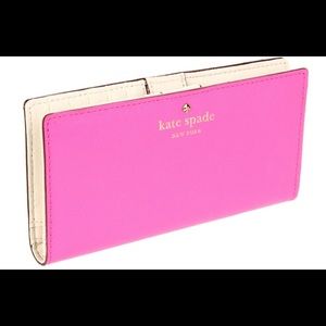 ‼️SALE‼️ Pink Kate Spade NY Stacy Wallet