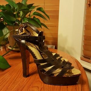 Gorgeous Bebe platform heels