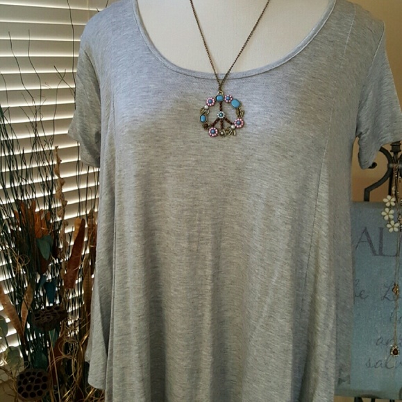 🌹SALE🌹Beautiful Hi Low Soft Cotton Tunic Top - Picture 4 of 4