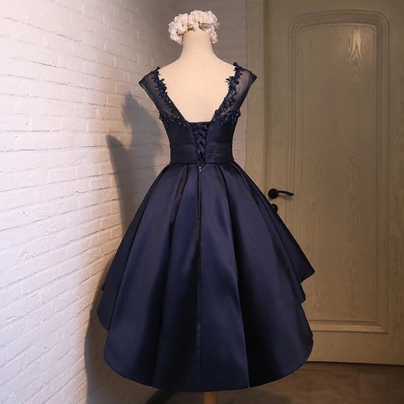 Stunning blue high low dress - Picture 3 of 4