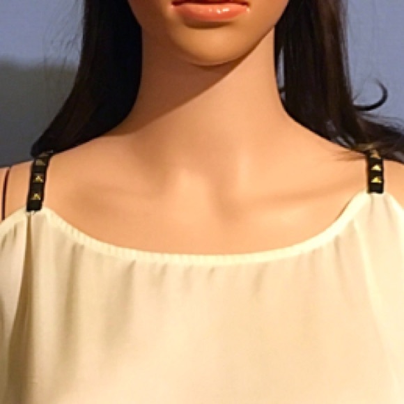 Michael Kors Cold Shoulder Studded Leather - Picture 2 of 4