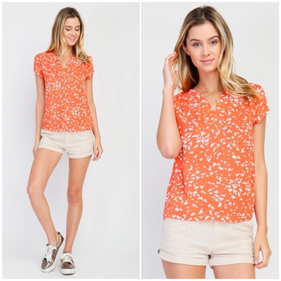 Tops - | new | abstract print top